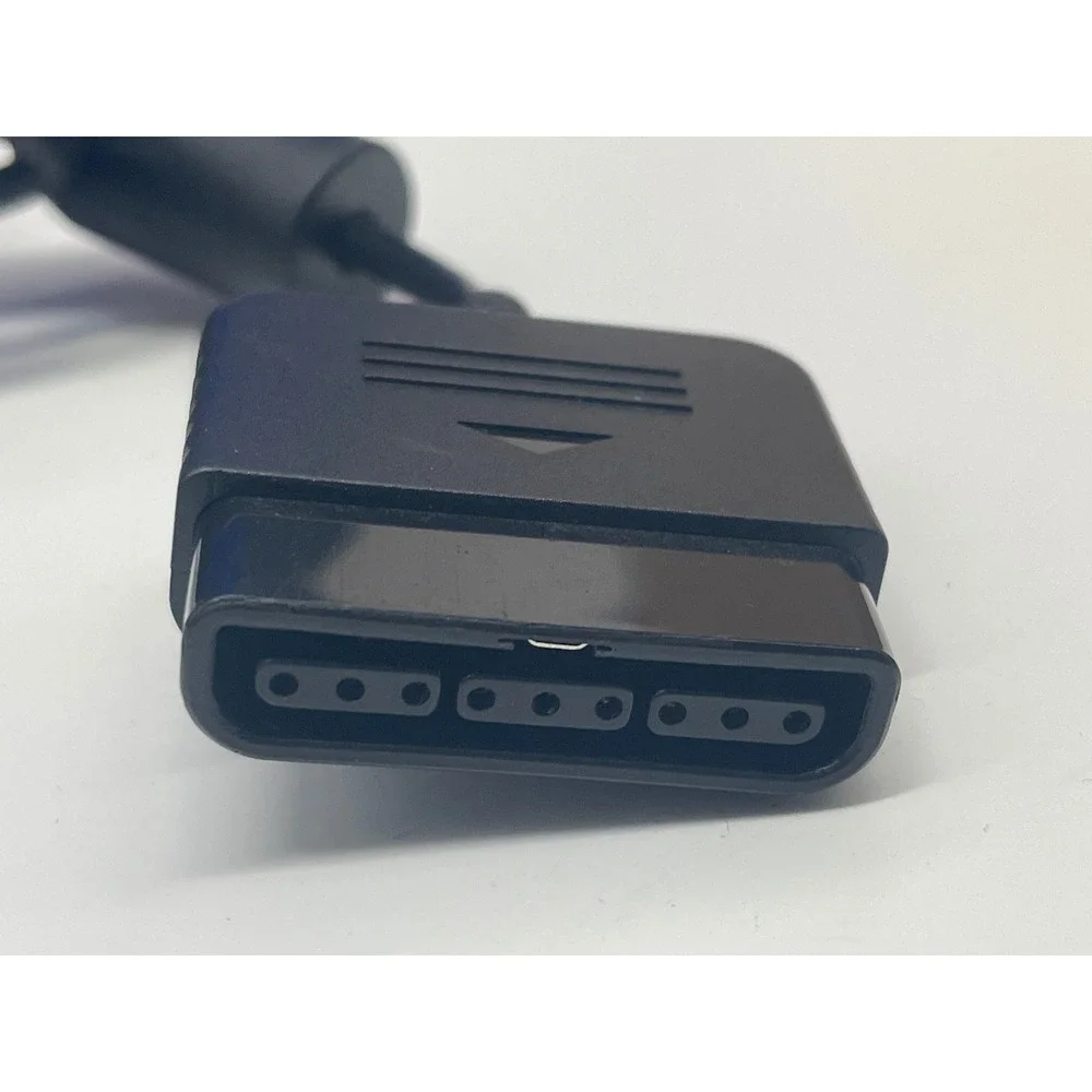 Unbranded Controller Extension Cable OS Black PS2 PS1 Accessory Excellent